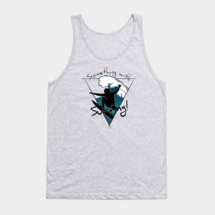 Something With Surfing Cool Wave Aerial Surfer Silhouette Tank Top